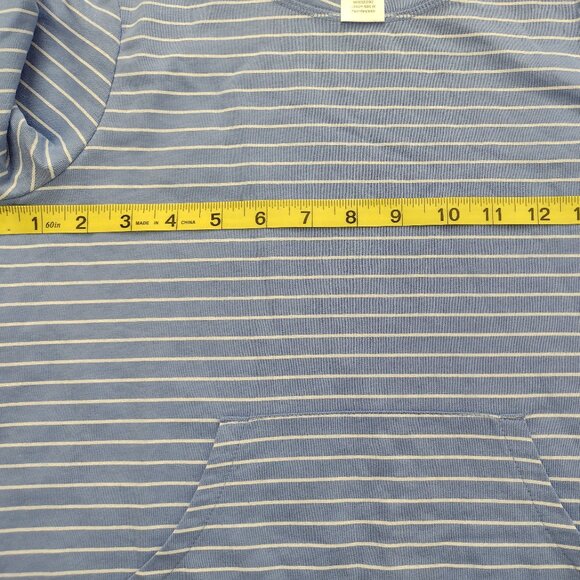 Gymboree 10-12, Blue Striped Sweatshirt Dress. Gently worn Condition - Picture 4 of 8